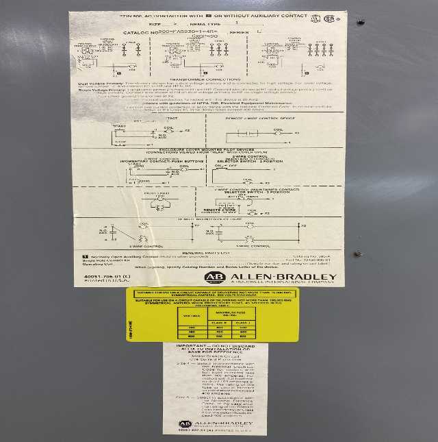 Allen Bradley Start Box Only