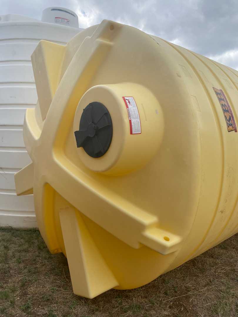 6250 Gallon Model THV06250 Flat Bottom Storage Tank Yellow