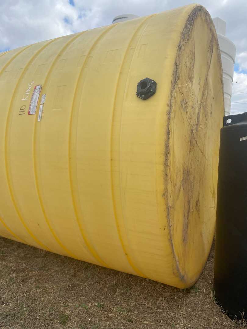 6250 Gallon Model THV06250 Flat Bottom Storage Tank Yellow