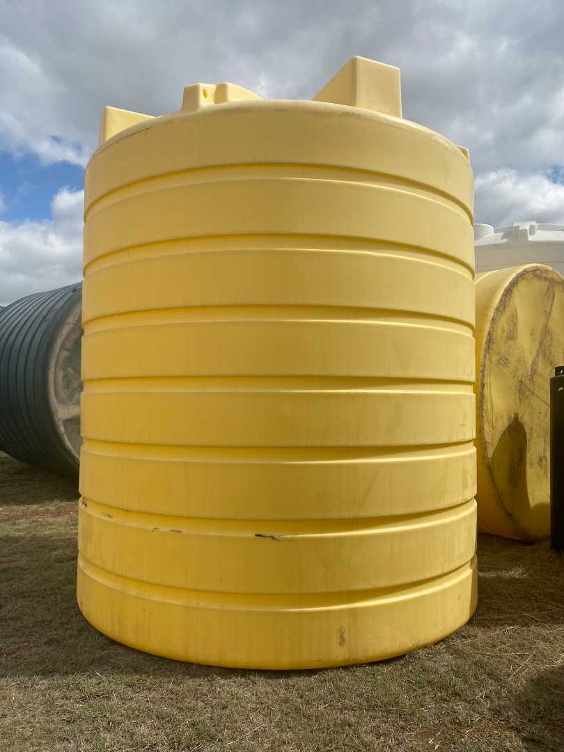 6250 Gallon Model THV06250 Flat Bottom Storage Tank Yellow