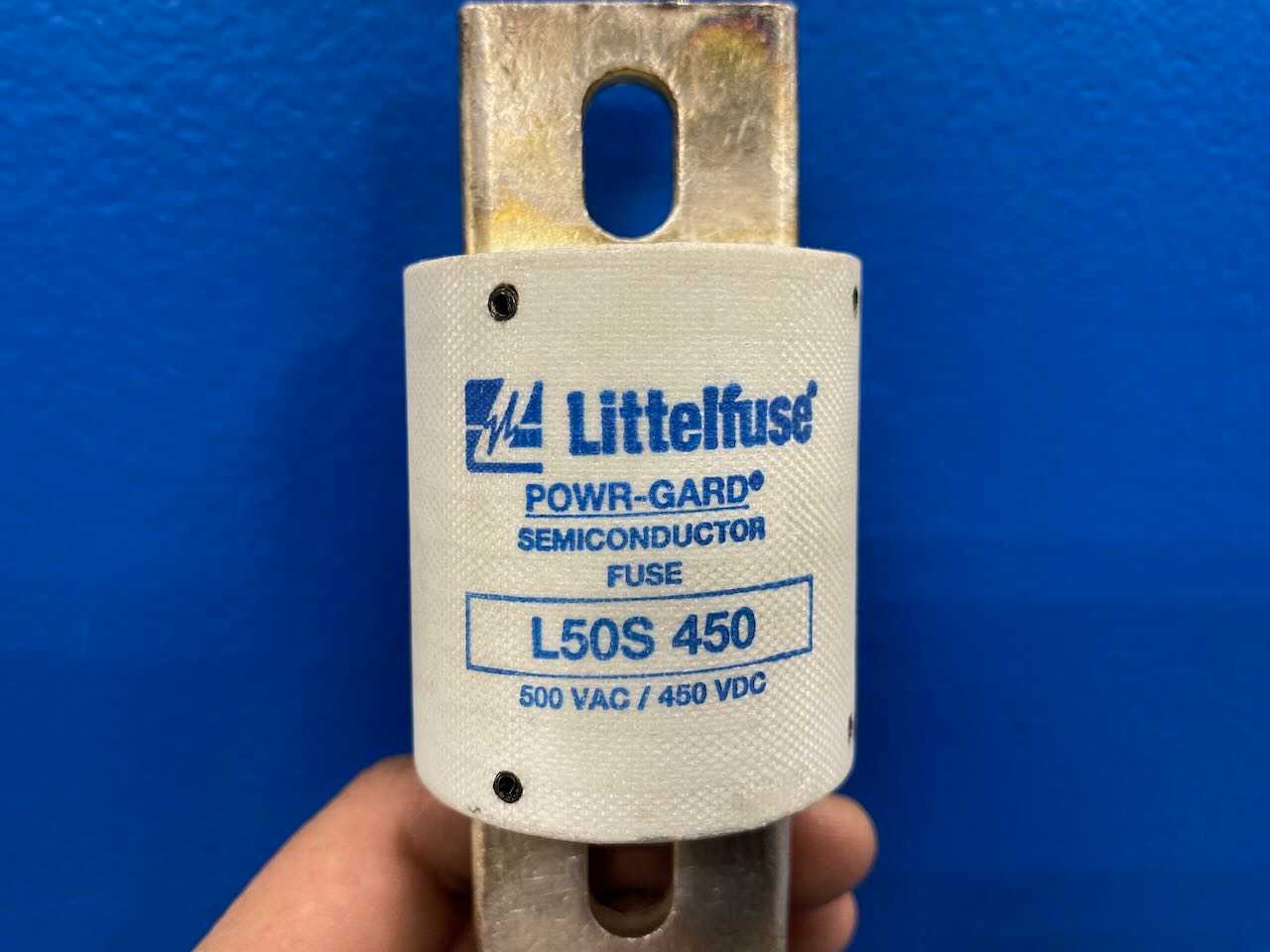 Littelfuse L50S 450 SEMICONDUCTOR FUSE P/N# L50S 450 500V