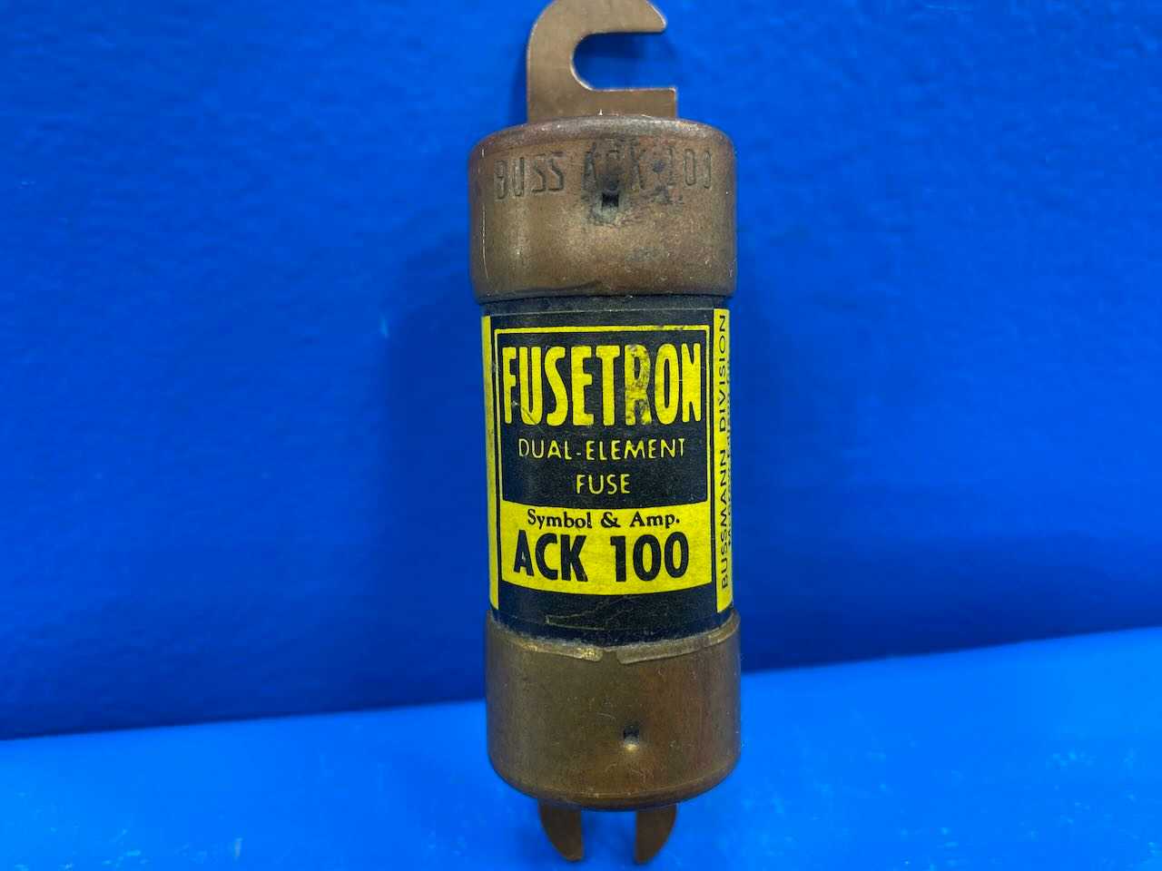 100 AMP Fusetron Dual element ACK 100