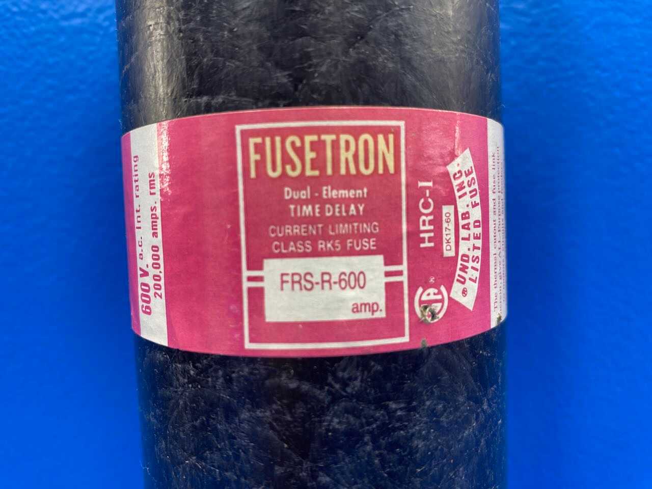 600 Fusetron Dual element FRS-R-600 (HRC-I)
