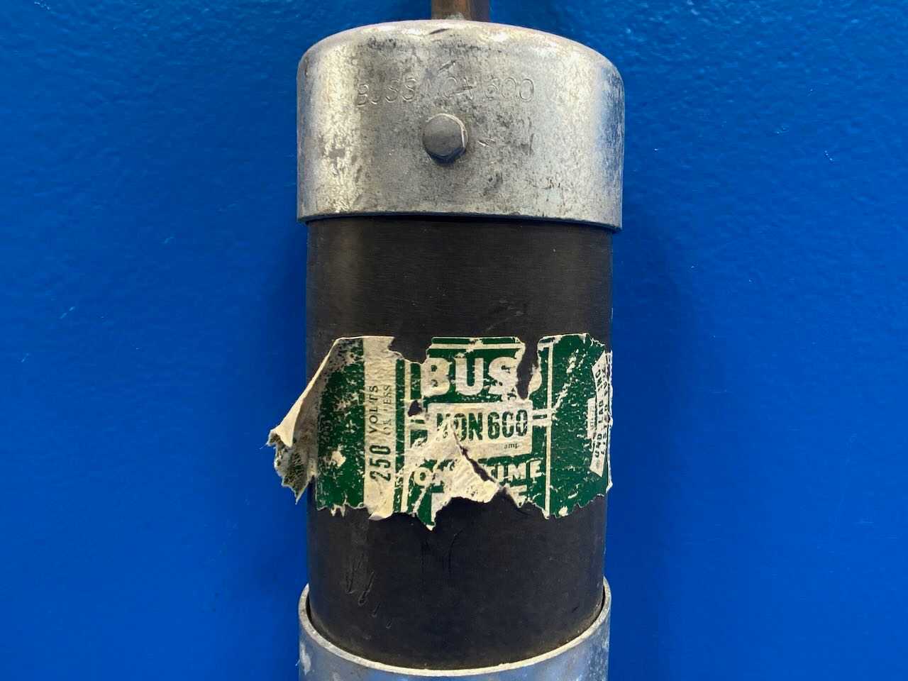 Bussmann NON 600 Buss One Time Fuse 600Amp 250V