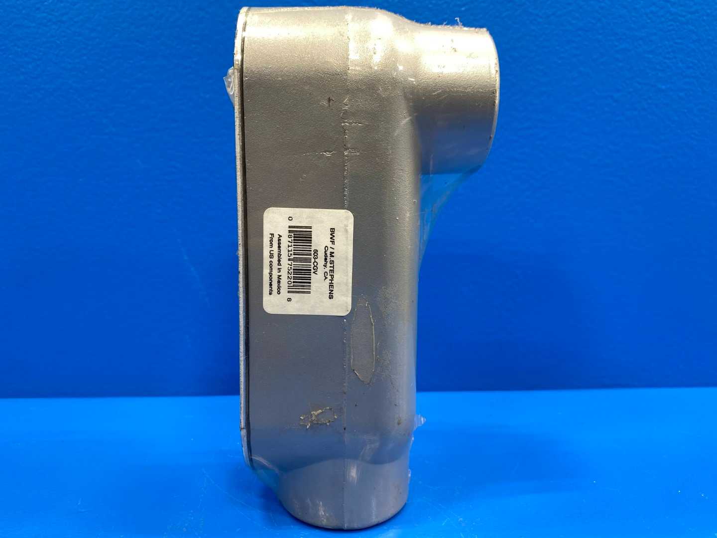 BWF 603-CGV 1-1/4" THREADED ALUM CONDUIT BODY