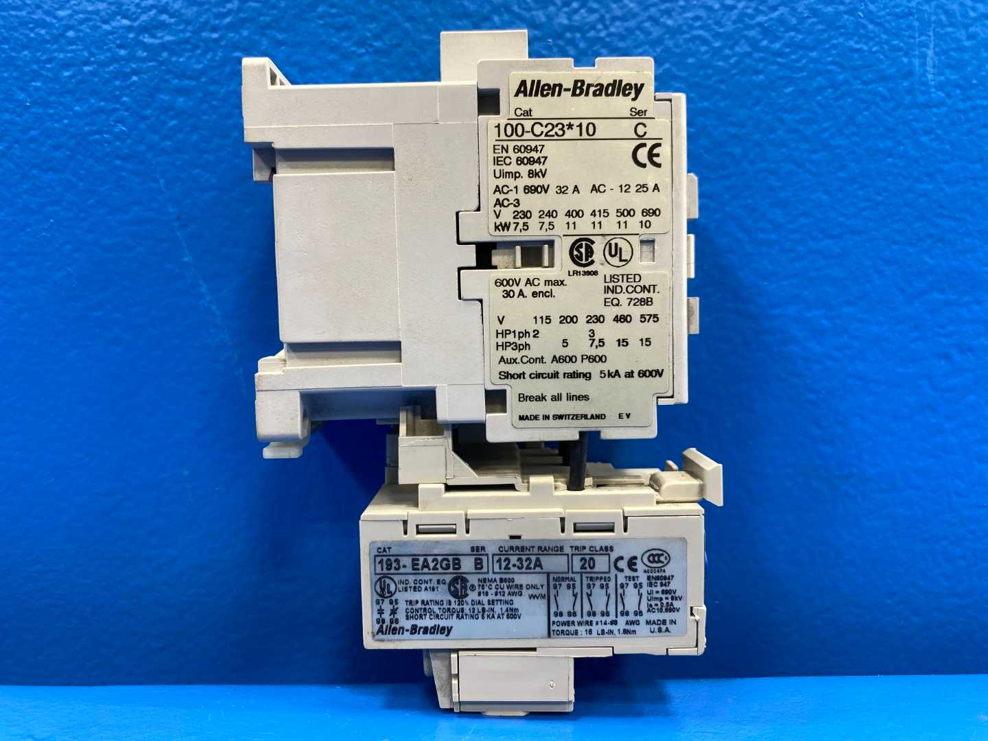 Allen-Bradley 100-C23*10 Standard IEC Contactor