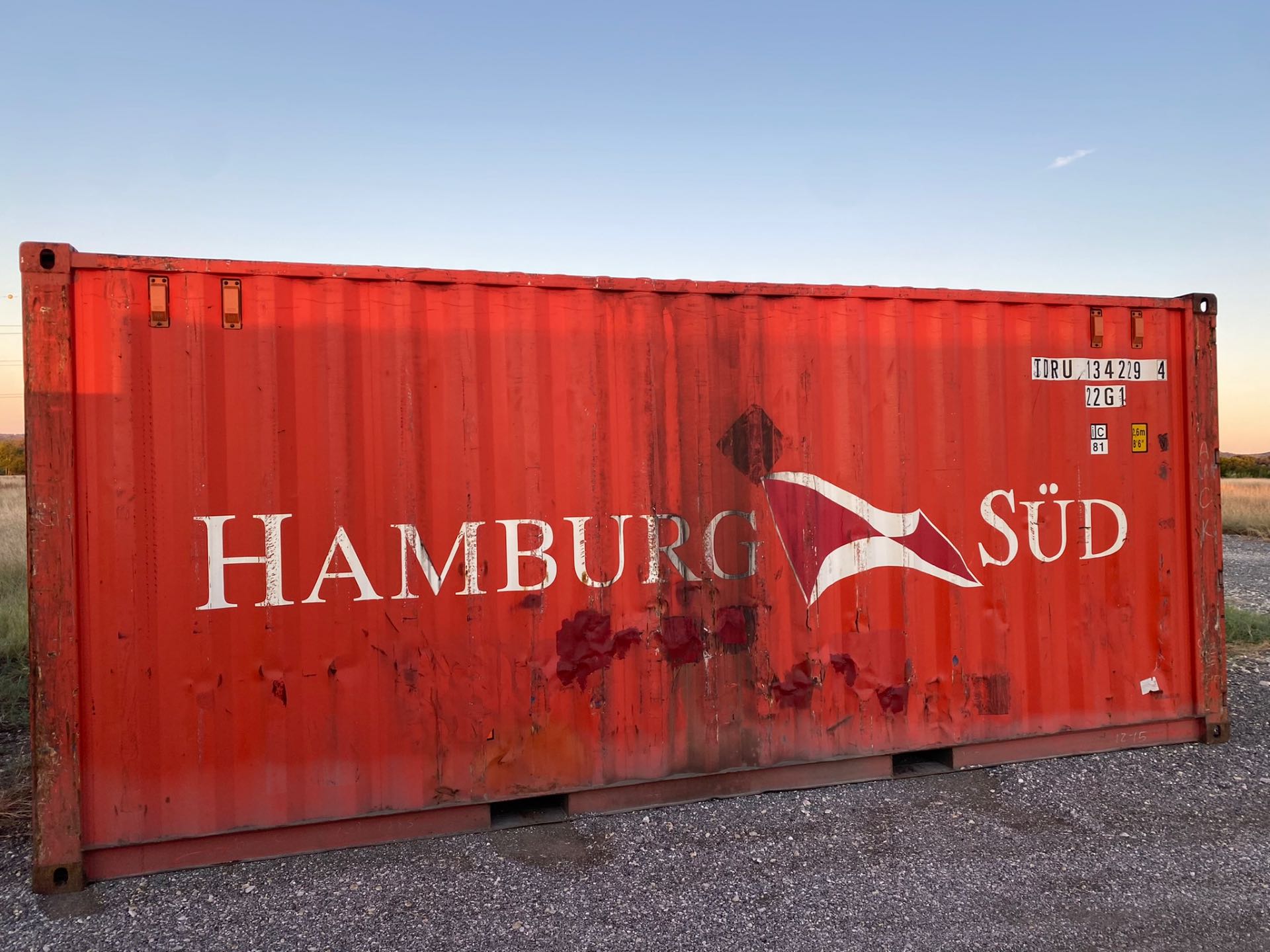 20' USED STD Container Cargo Worthy