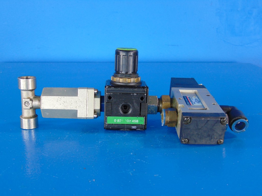 SMC EVF5120 Solenoid Valve w/Aventics 0821302458 regulator 