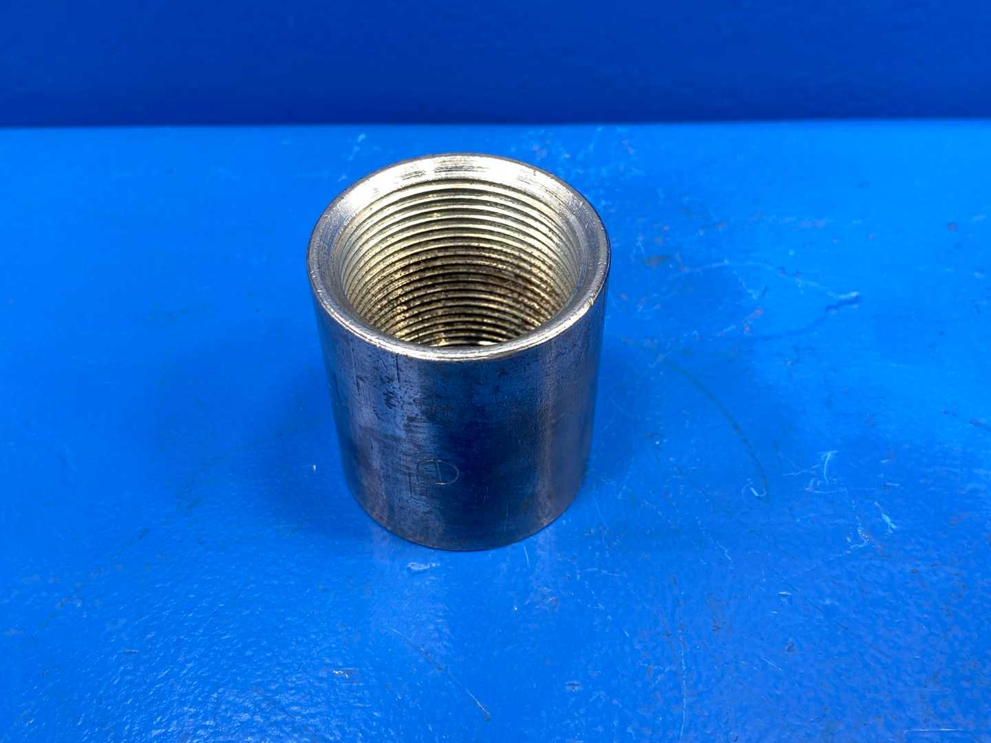 1-1/4" Class 150 Sch 40 Galvanized Merchant Steel Coupling (66576)