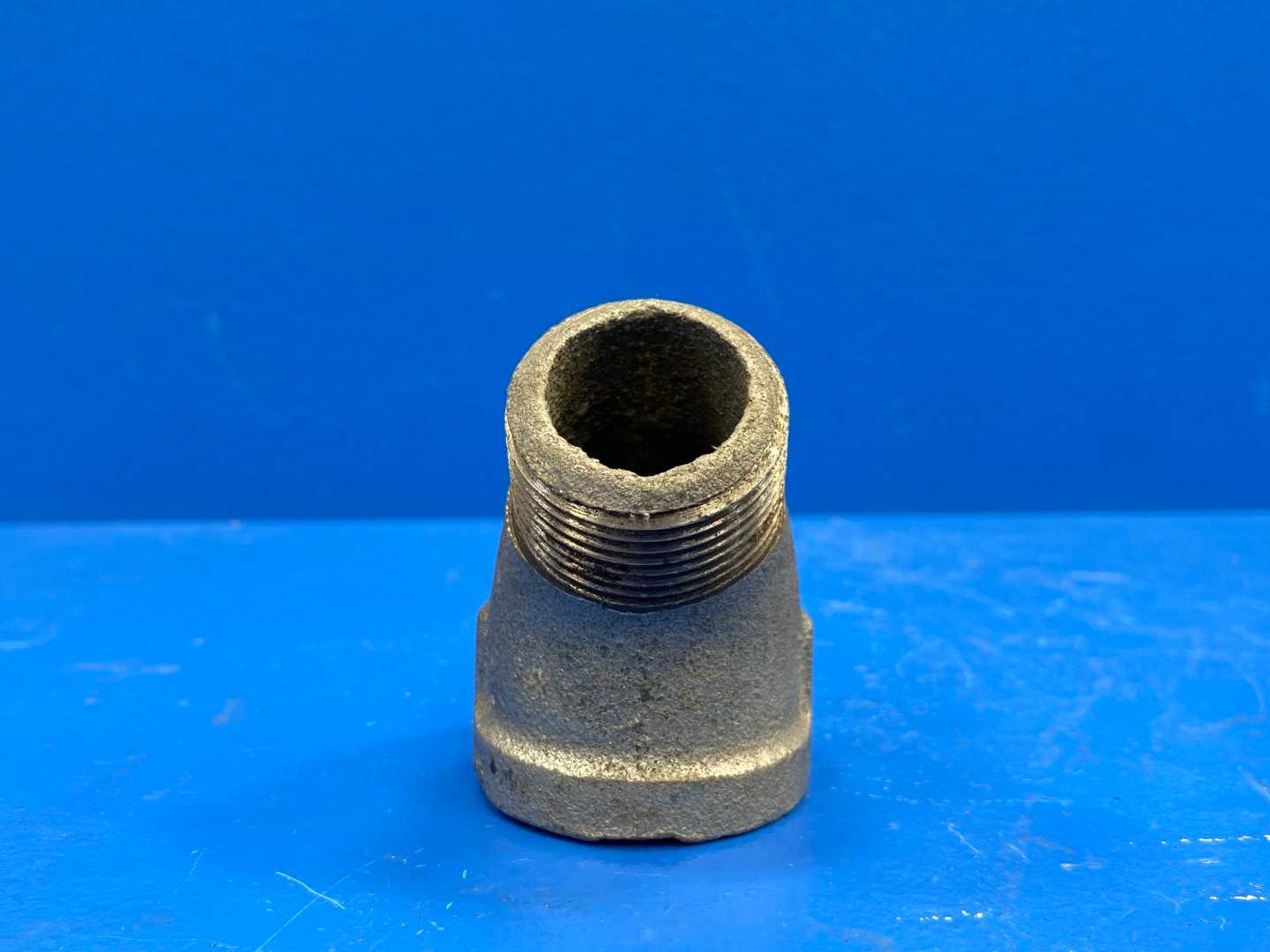 1" 45 degree 50 lb Galvanized Malleable Iron Street Pipe Elbow  (66545)