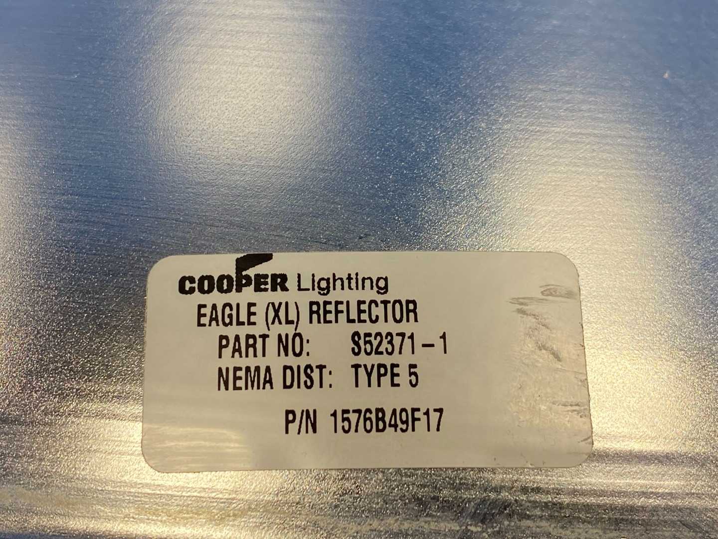  Cooper Lighting  Eagle XL S52371-1 Reflector
