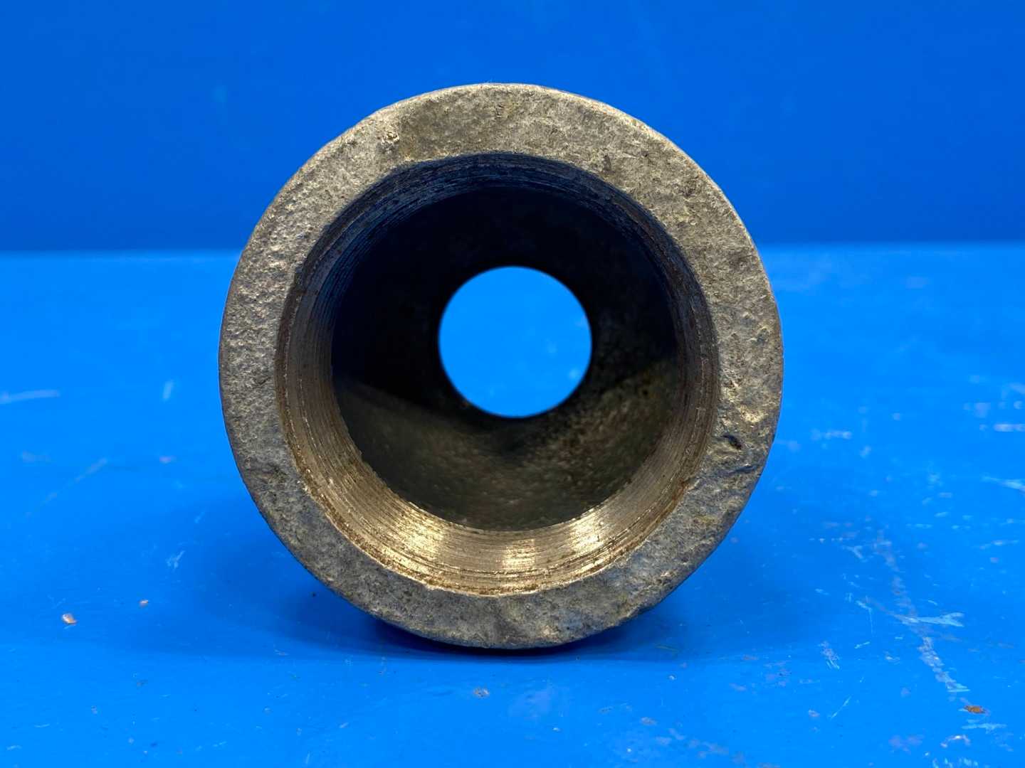 150lb Class 40 1-1/2" NPSC 3/4" NPSC Gal. Malleable Iron Reducer Coupling (66634