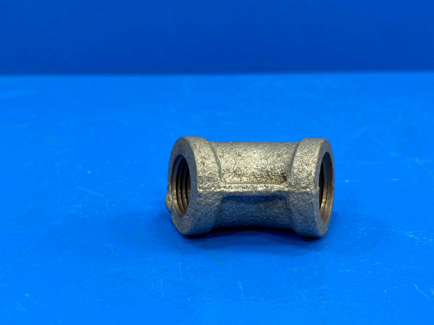 3/8" 45&#176;  150 lb Galvanized Malleable Iron Pipe Elbow (Domestic) (66516)