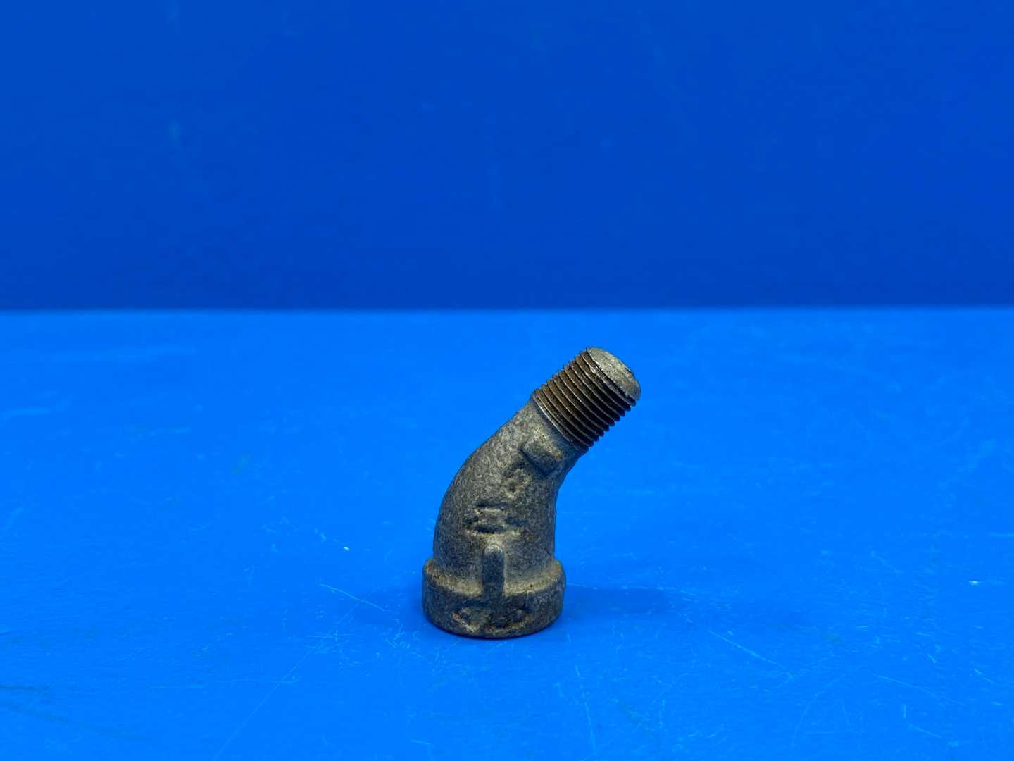 1/8" NPSC 45&#176; 150 lb Galvanized Malleable Iron Street Pipe Elbow  (66540)