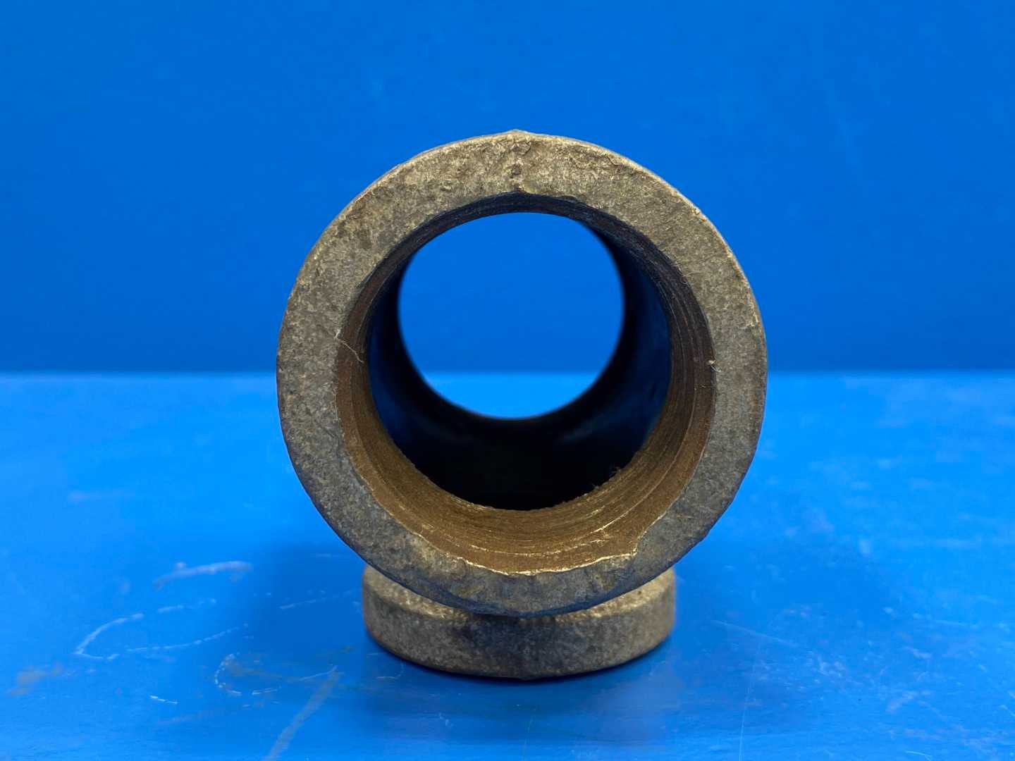 1-1/4" x 1-1/4" x 1" NPSC 150 lb Galv. Malleable Iron Reducing Pipe Tee (66910)