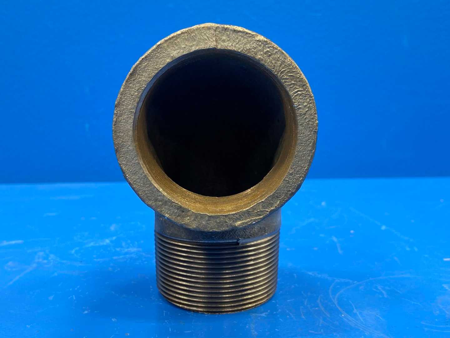 2" 90° 150 lb Galvanized Malleable Iron Street Pipe Elbow (66536)