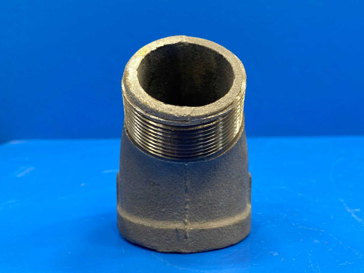 1-1/2" 45° 150 lb Galvanized Malleable Iron Street Pipe Elbow (Domestic) (66547)