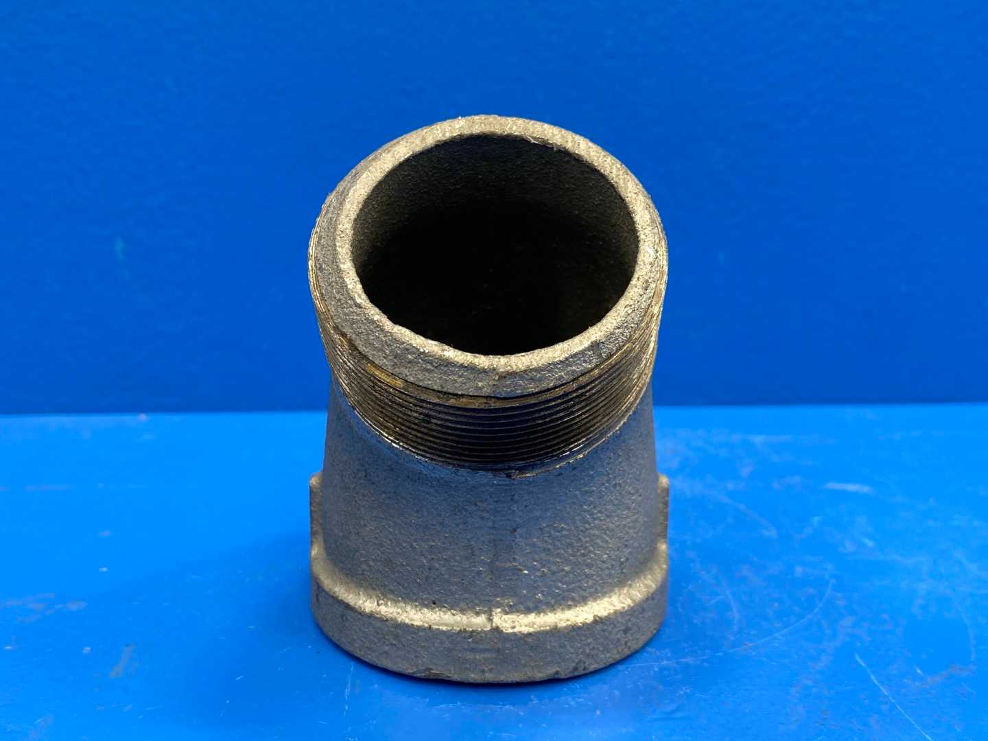 2" NPSC 45° 150 lb Galvanized Malleable Iron Street Pipe Elbow (Domestic)(66548)