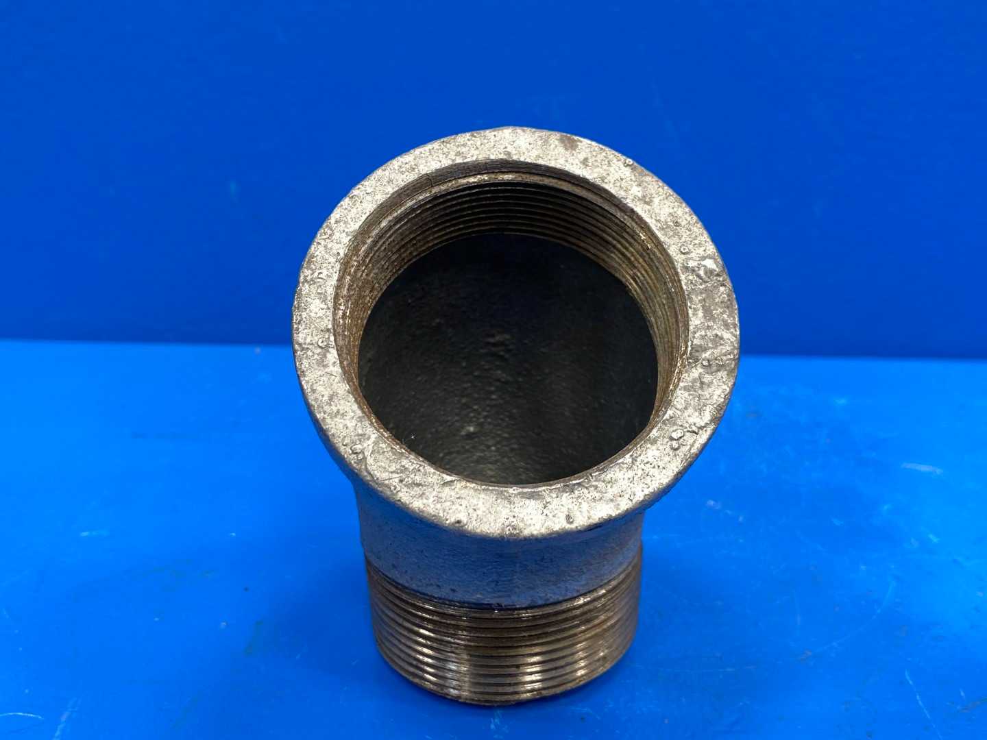 2" NPSC 45° 150 lb Galvanized Malleable Iron Street Pipe Elbow (Domestic)(66548)