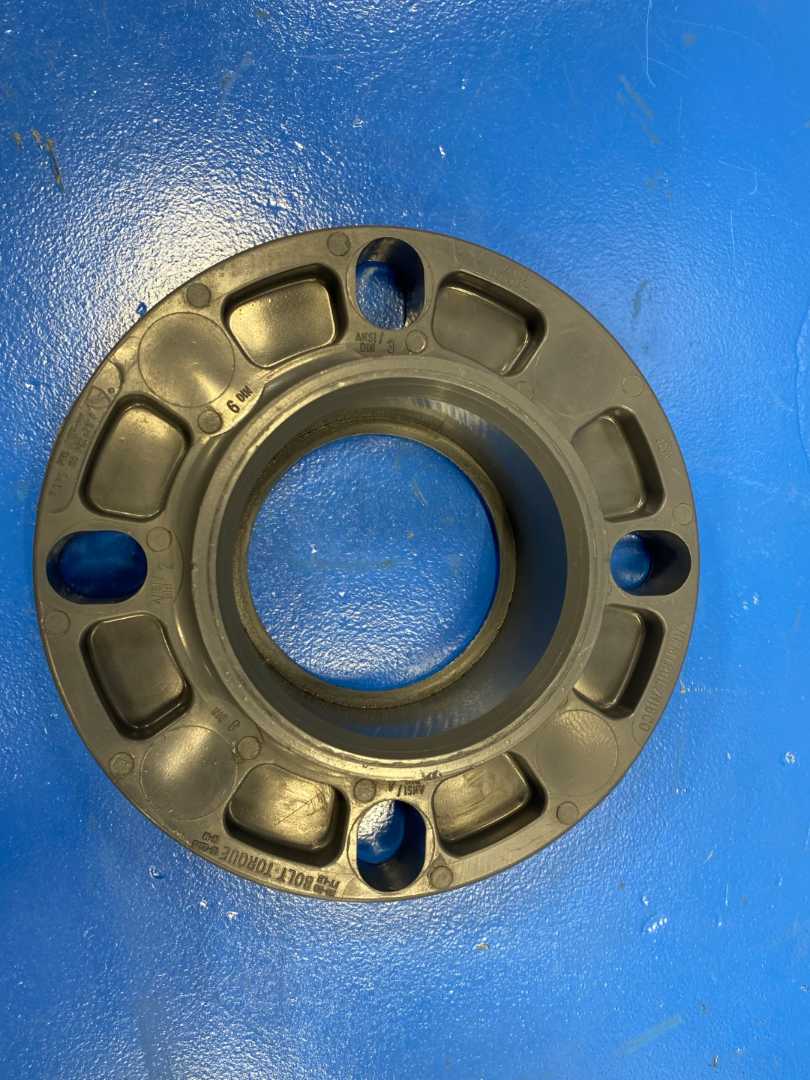 6" Chemtrol/NIBCO F1970 150 PSI Bolt Torque Flange