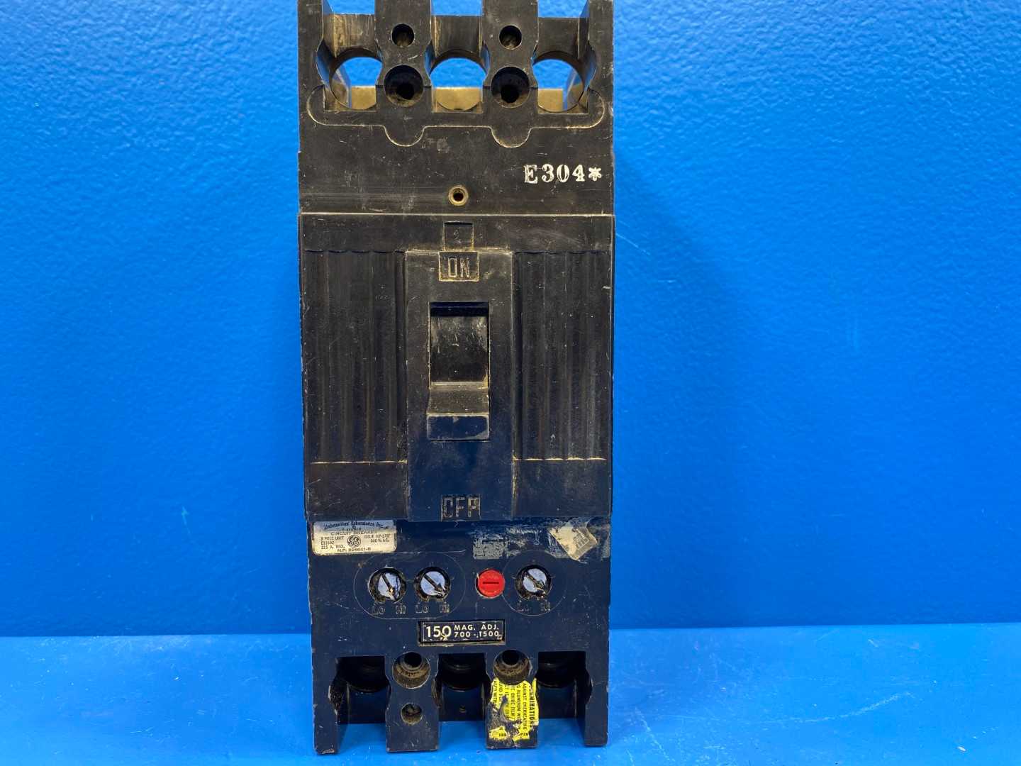 GE E11592 150A  Circuit Breaker 3PH