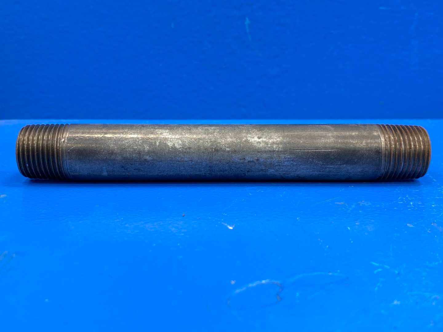 1/2" x 6" Schedule 40 Galvanized Steel Welded Pipe Nipple (66739)