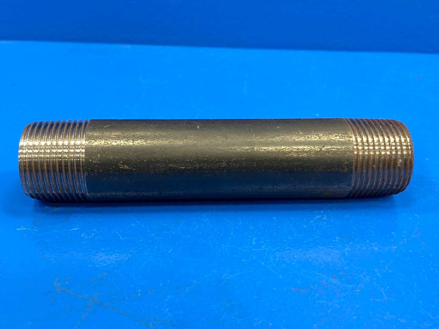 1" x 6" Schedule 40 Black Steel Welded Pipe Nipple (Made in USA) (4666458)