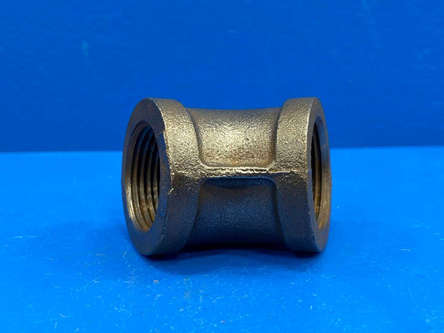 1" NPSC 45° 150 lb. Black Malleable Iron Pipe Elbow (66219)