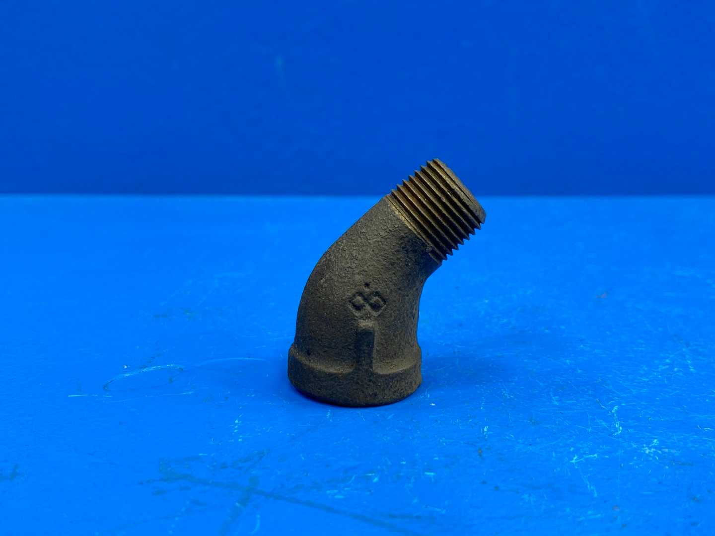 3/8" NPSC 45° 150 lb. Black Malleable Iron Street Pipe Elbow (Domestic) (66242)