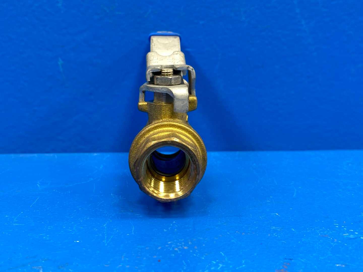 1/2" F-NPTxF-NPT Vented Exhaust w/ Lockable Handle Rub s93 Ball Valve (0427043)