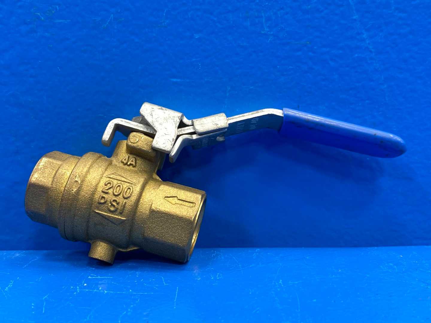 1/2" F-NPTxF-NPT Vented Exhaust w/ Lockable Handle Rub s93 Ball Valve (0427043)