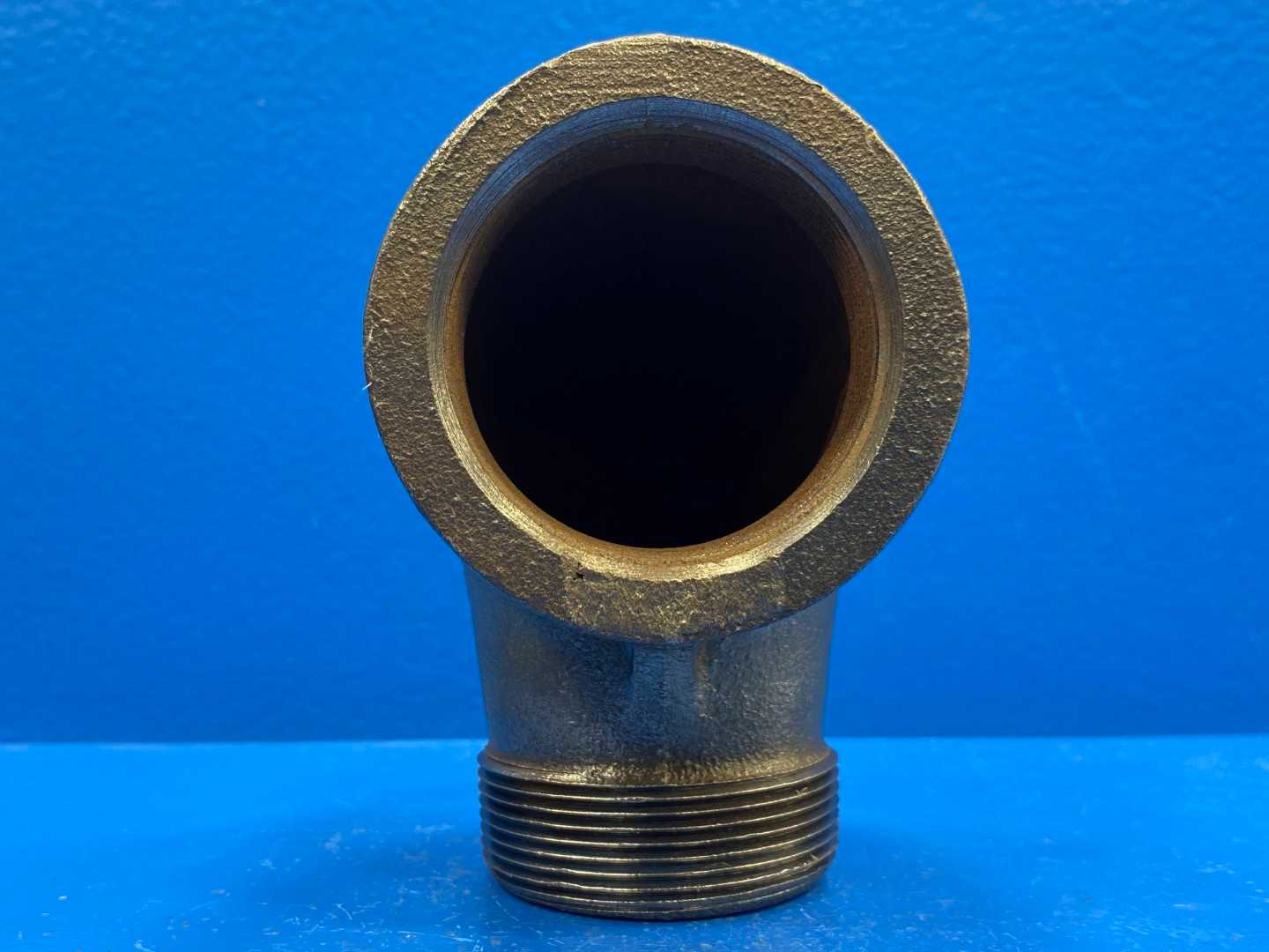 2" 90° 150 lb. Black Malleable Iron Street Pipe Elbow (Made in USA) (66236)