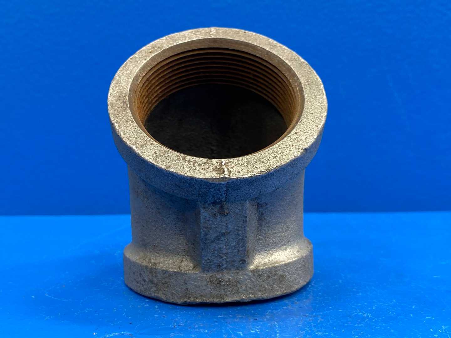 2" 45° 150 lb. Galvanized Malleable Iron Pipe Elbow (466522)