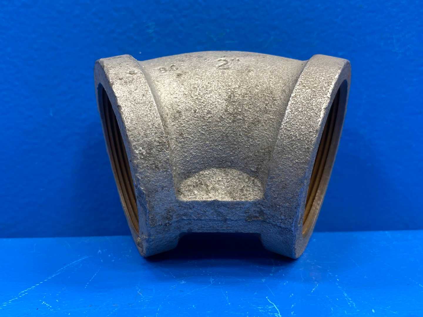 2" 45° 150 lb. Galvanized Malleable Iron Pipe Elbow (466522)