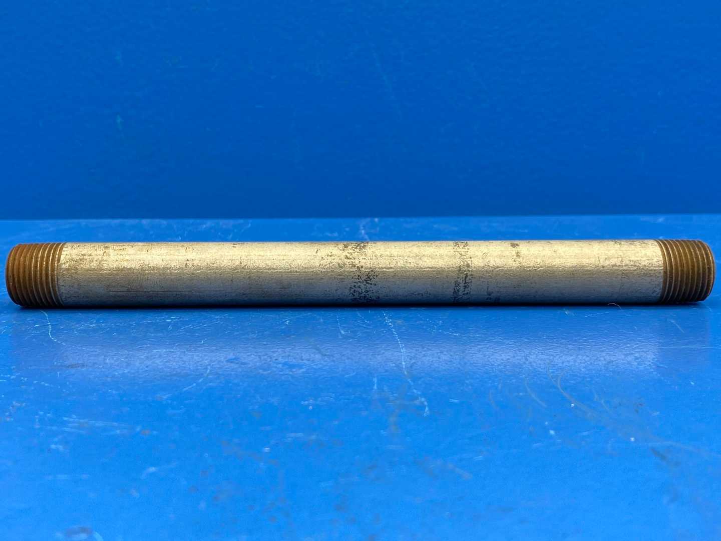 1/2" x 9" Galvanized Pipe Nipple (Sch 40) (014749) (Plumbing Supply Now)