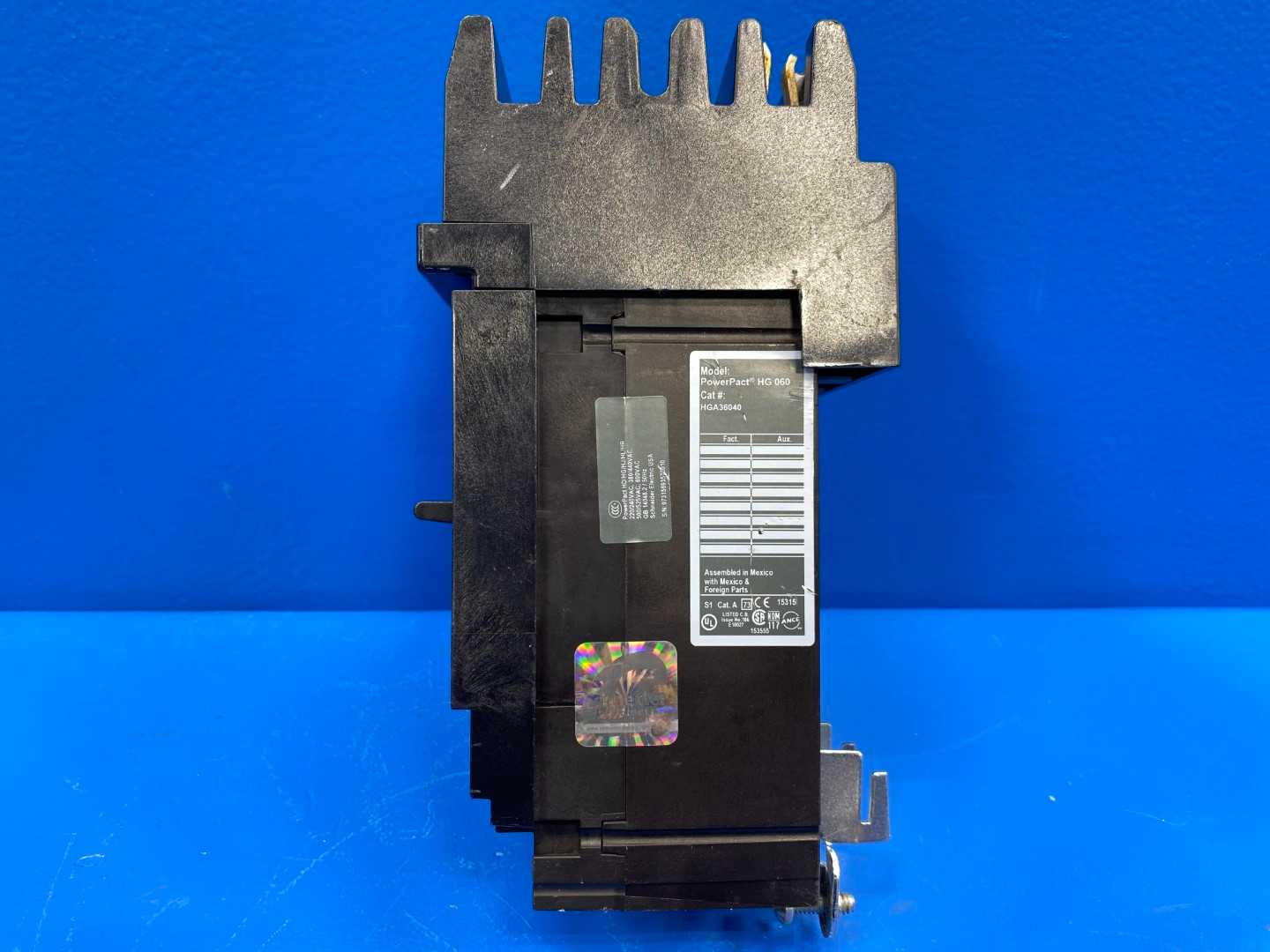 Square D Powerpact Circuit Breaker HG 060 HGA36040