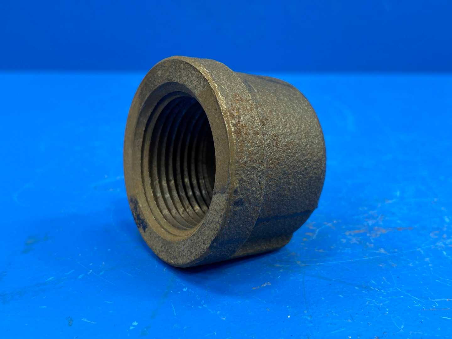 1" F-NPT 150 lb Black Malleable Iron Pipe Cap (466390)