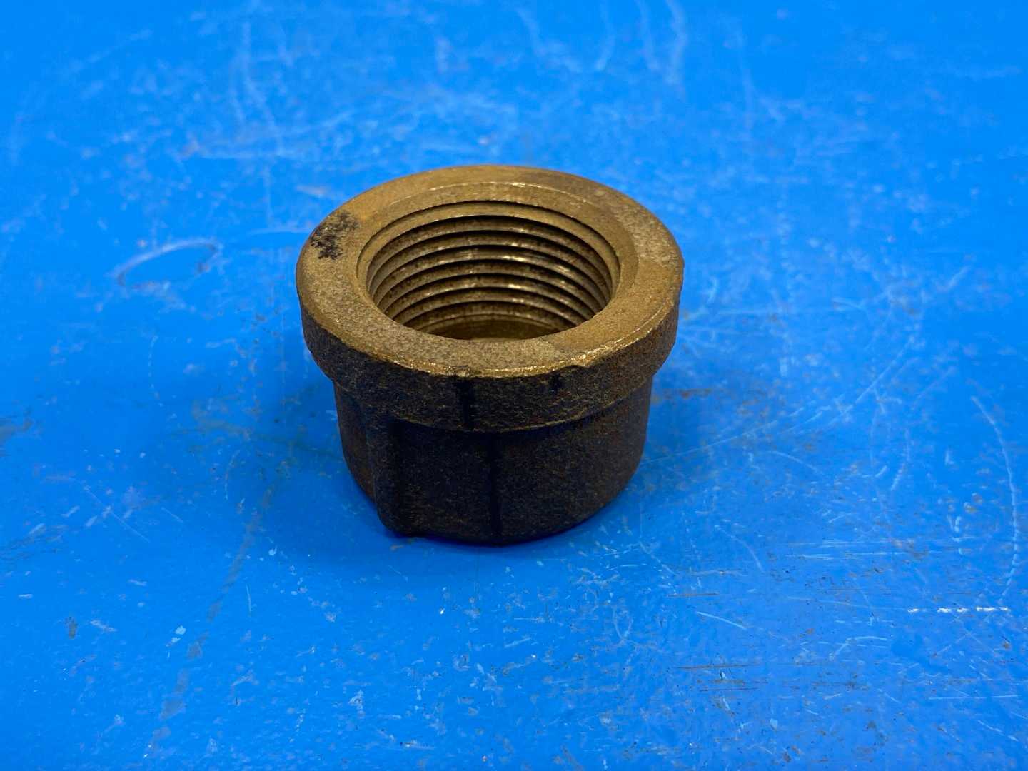 1" F-NPT 150 lb Black Malleable Iron Pipe Cap (466390)