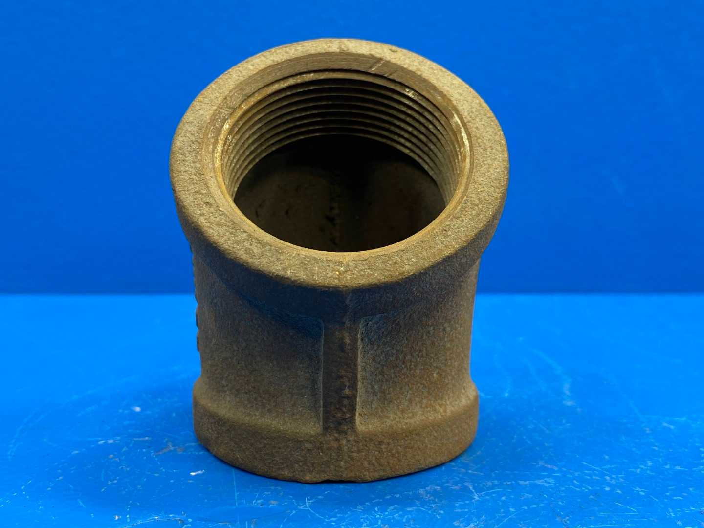 1-1/2" 45° 150 lb Black Malleable Iron Pipe Elbow (466221)