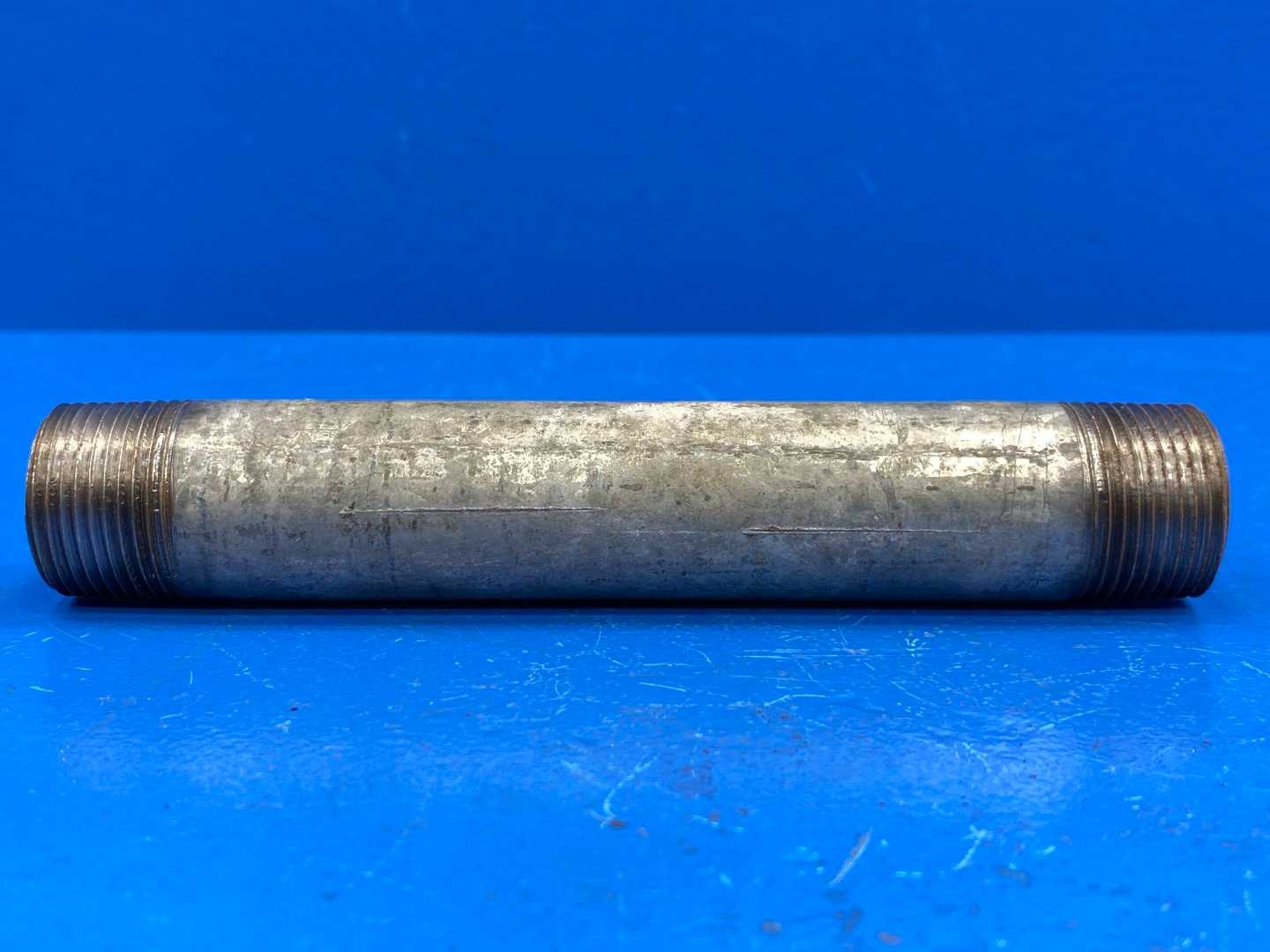 3/4" x 6" Schedule 40 Galvanized Steel Welded Pipe Nipple (66749)