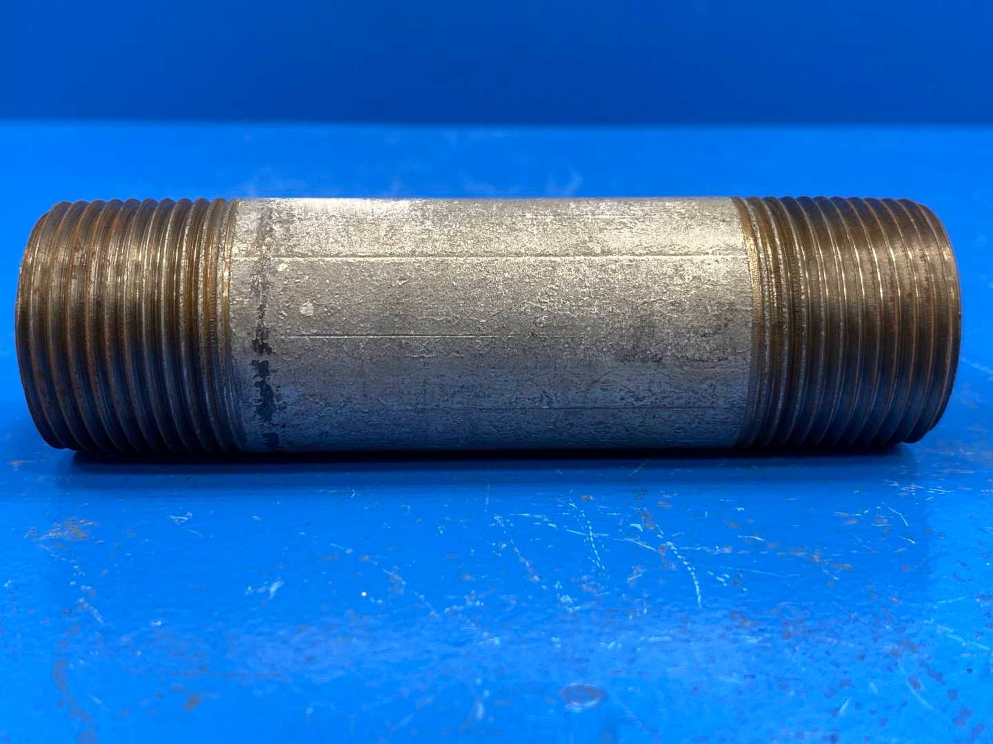 1" x 4-1/2" Schedule 40 Galvanized Steel Welded Pipe Nipple (66756)