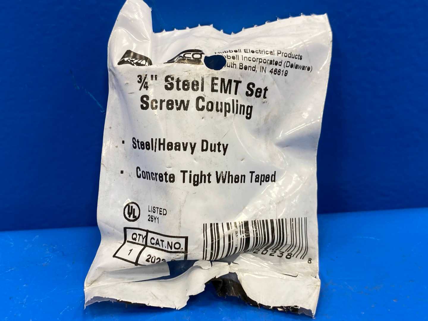 3/4" Zinc - Electroplated Steel Set Screw - EMT Coupling (0700206)