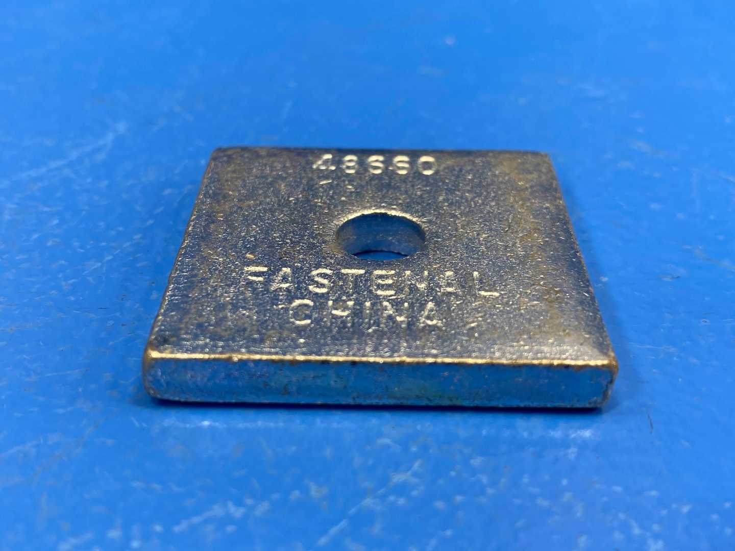 1/4" Square Channel Washer - Strut Flat Plate Fitting (48660)