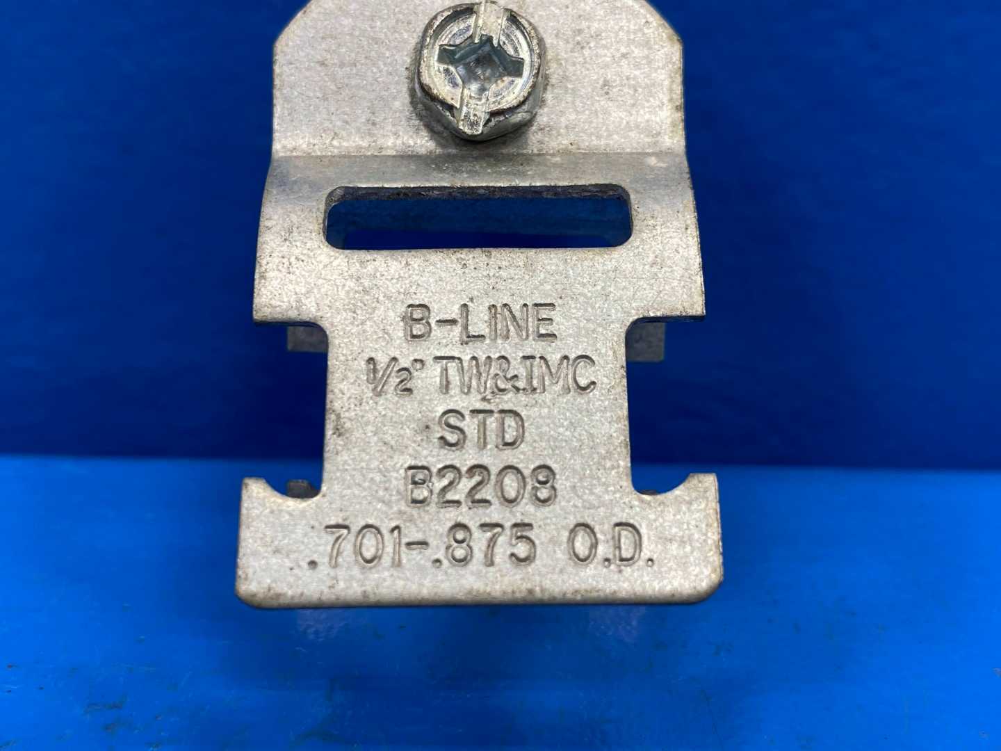 1/2" B-Line TW&IMC STD B2208  Thin Wall Conduit Strut 