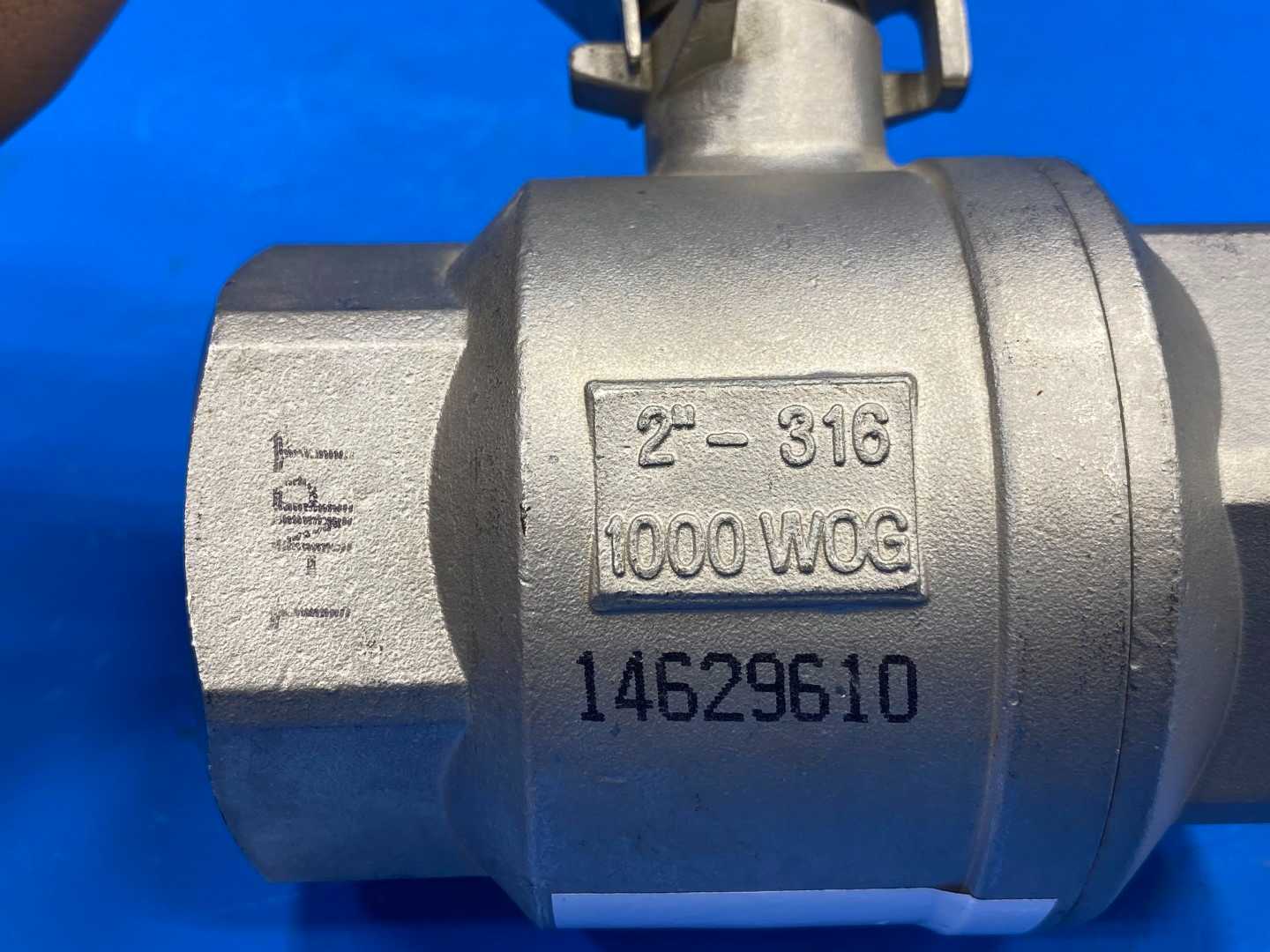 2" 1000 WOG Full Port Stainless Steel Ball Valve (0427115)