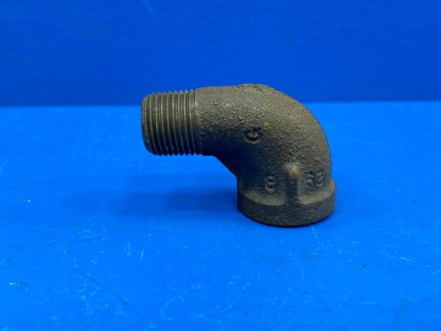 3/8" NPSC 90° 150 lb Black Malleable Iron Street Pipe Elbow (66230)