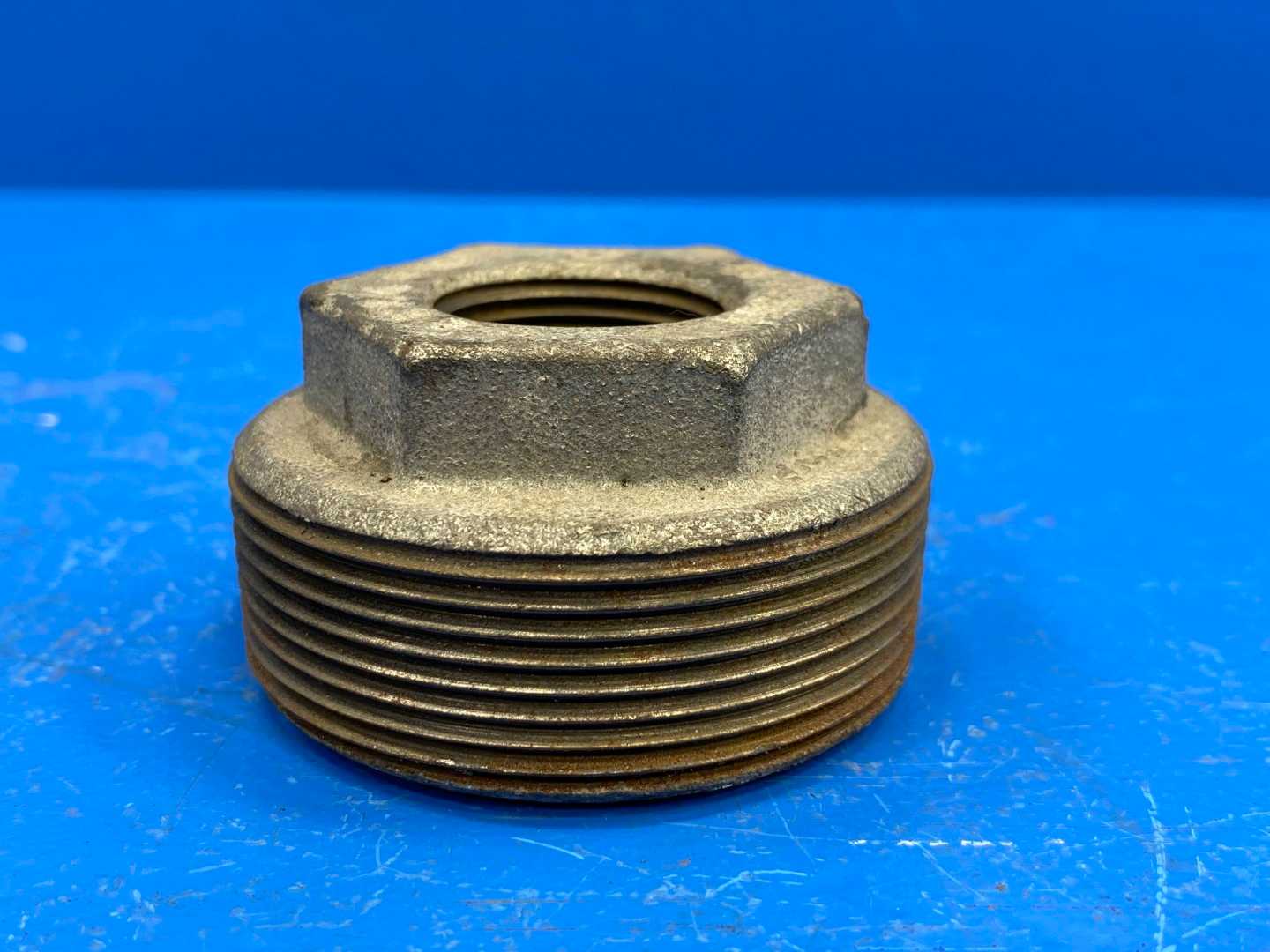 2" NPSC x 3/4" NPSC 125lb Galv Cast Iron Hex Bushing (Domestic) (66696)