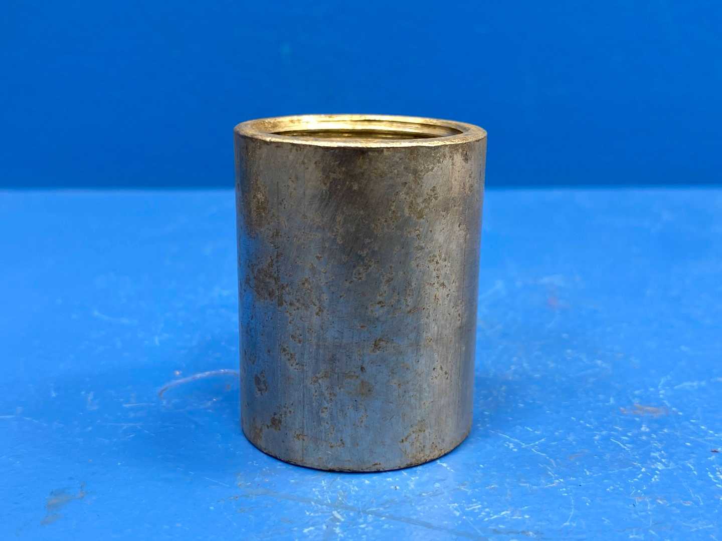 1" NPSC Zinc Plated Merchant Steel Full Coupling (466575)