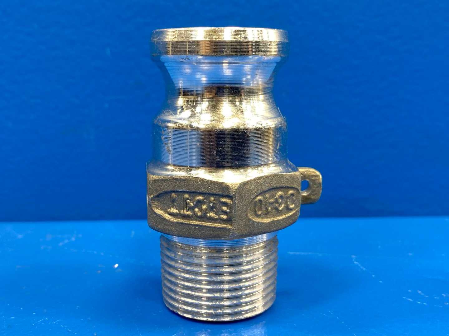 1" Male Adapter x Male NPT Aluminum (Part F) Cam and Groove Coupling (0400538)