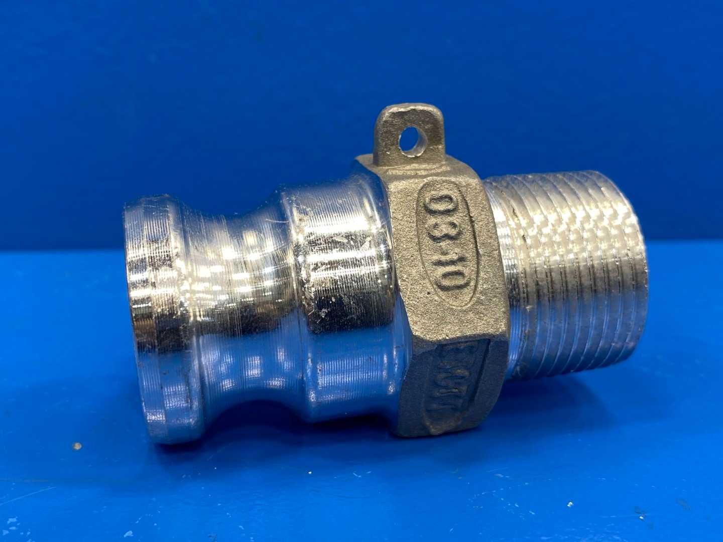 1" Male Adapter x Male NPT Aluminum (Part F) Cam and Groove Coupling (0400538)